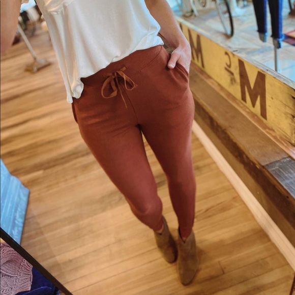 ULTRA COMFORTABLE JOGGERS-HAZELNUT - Picture 6 of 10